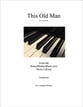 This Old Man piano sheet music cover
